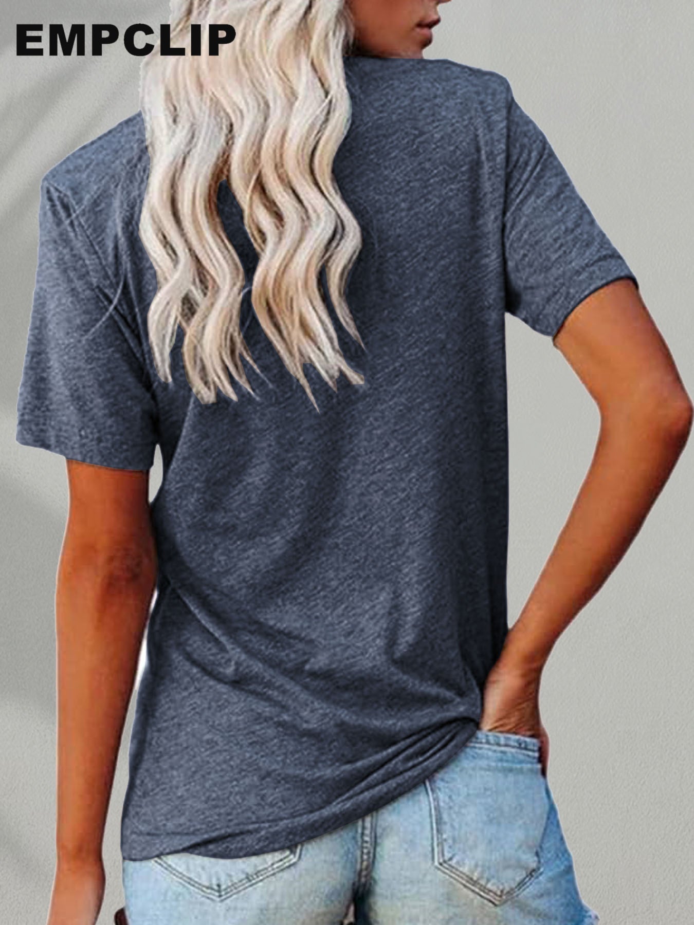 Double-sided Printing Women's T-shirts Women's Blend T-shirts-Stars, Stripes & Jesus Christ T-Shirt - Patriotic Faith Design for Women | Casual Summer Wear | Christian Apparel | Trendy Graphic Tee