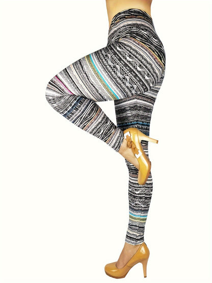Leggings for Women Tie-Dye & Printed Fashion Leggings Regular/ One Size