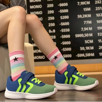 Boys Girls Sneakers Kids Lightweight Breathable Strap Athletic Running Shoes for Toddler/Little Kid/Big Kid