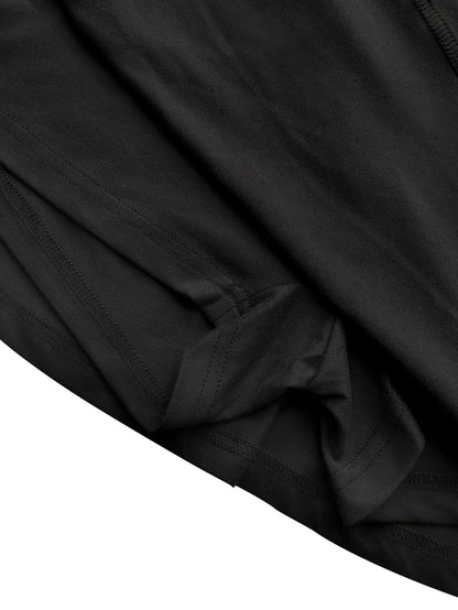 Women's Black Polyester High-Waist Shorts - product view 12