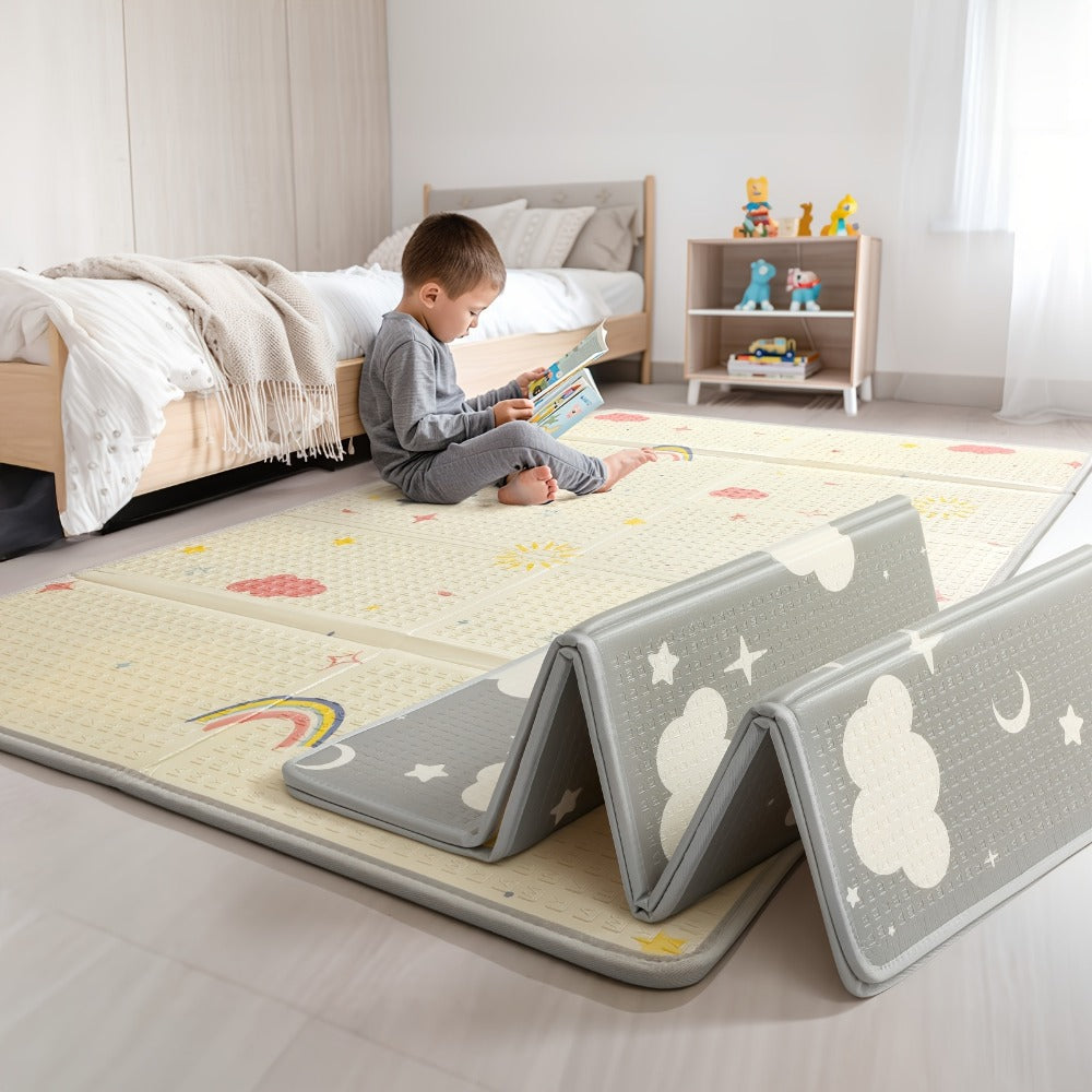 Baby Play Mat - Foldable Reversible Waterproof Padded 5877