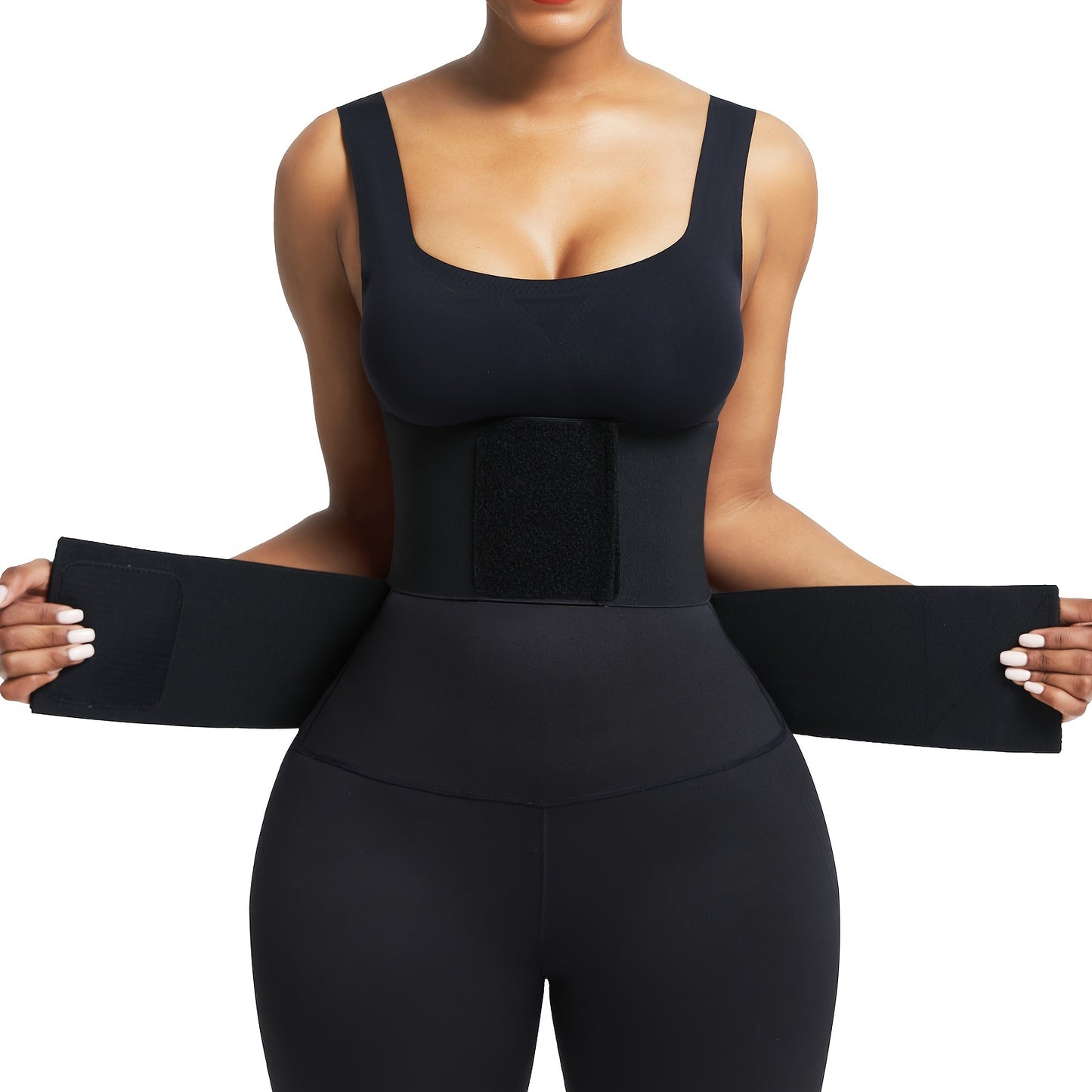 Leopard Print High Compression Back Support Waist Trainer Belt Gym Waist Cincher Trimmer Belt Tummy Control Body Shaper with Triple Wrap