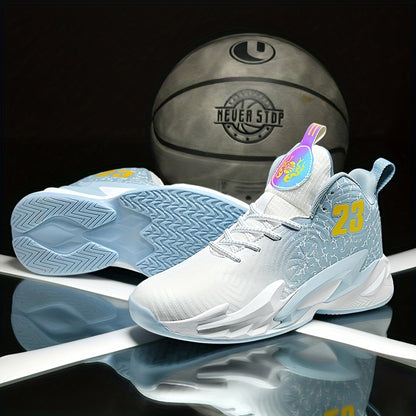 [Breathable Non-Slip Sneakers] Sneakers, Men's Basketball Shoes, Breathable And Non Slip, Outdoor Fashion Sports Shoes, Lightweight Running Shoes