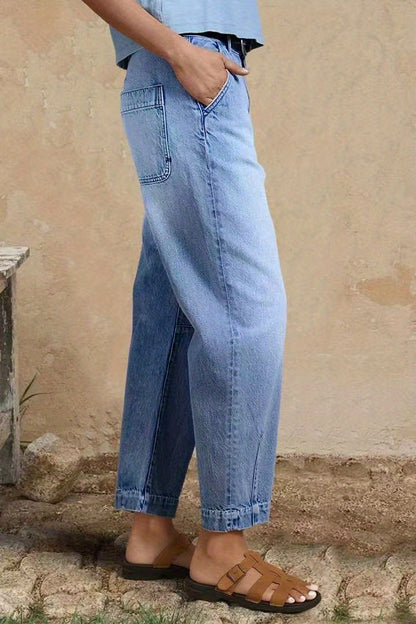 Women's Autumn/ Winter 2025 New Casual Fashion Loose Denim Pants