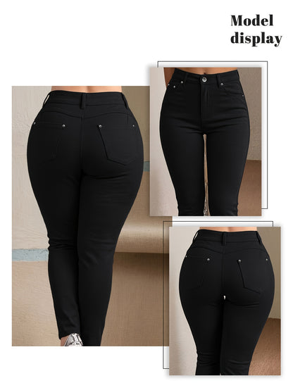 Y2K Trendy High-Stretch Slim Fit Women'S Pants, All-Season Streetwear Casual Trousers