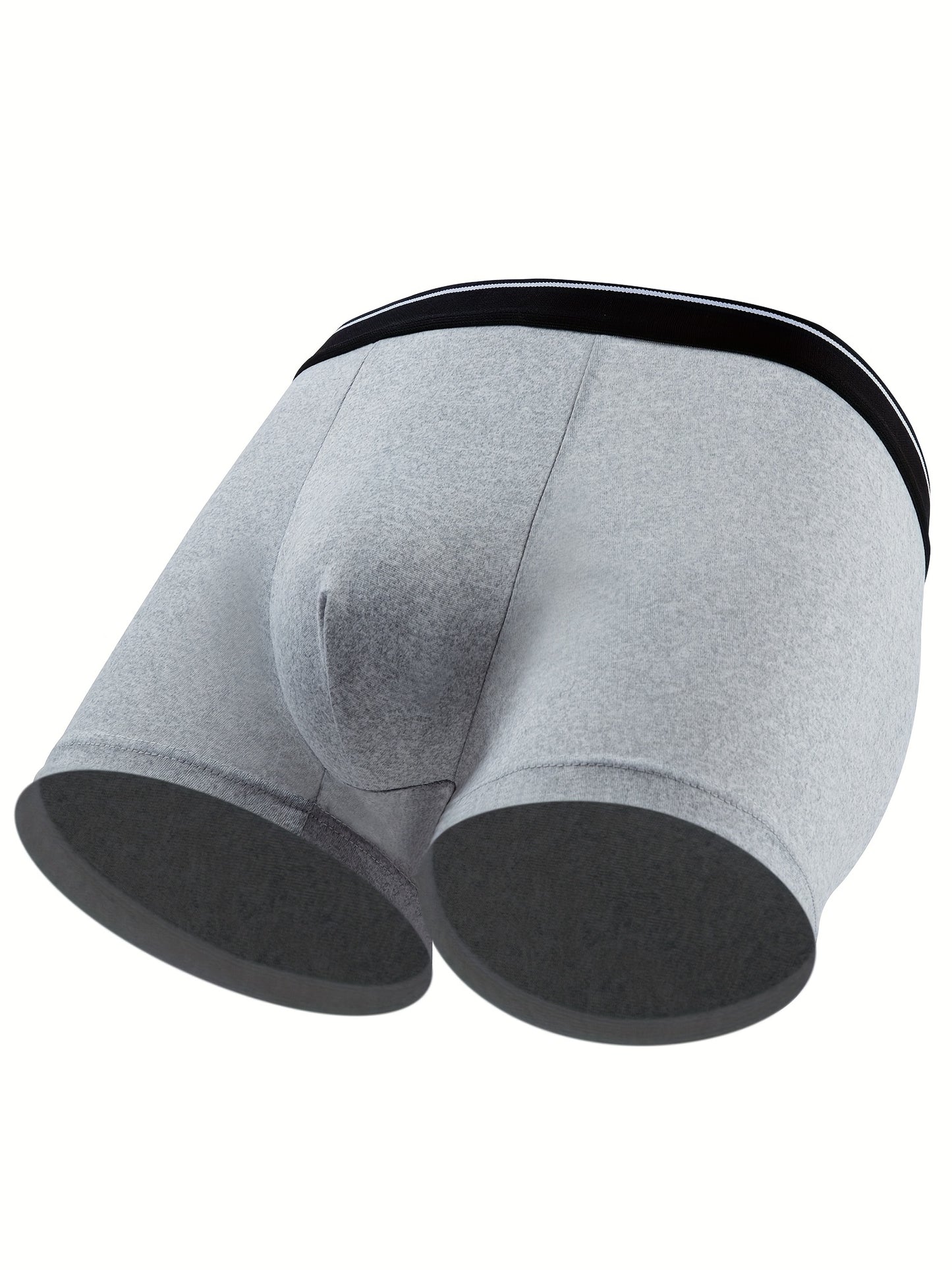 Men's 10pcs Men's Plain Flat Corner Underpants Polyester Shorts - product view 3