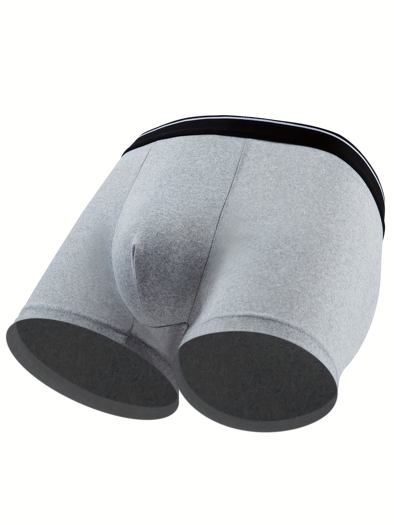 Men's 10pcs Men's Plain Flat Corner Underpants Polyester Shorts - product view 3