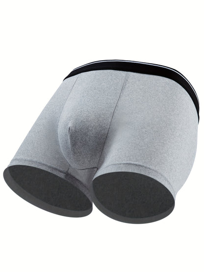 Men's 10pcs Men's Plain Flat Corner Underpants Polyester Shorts - product view 3
