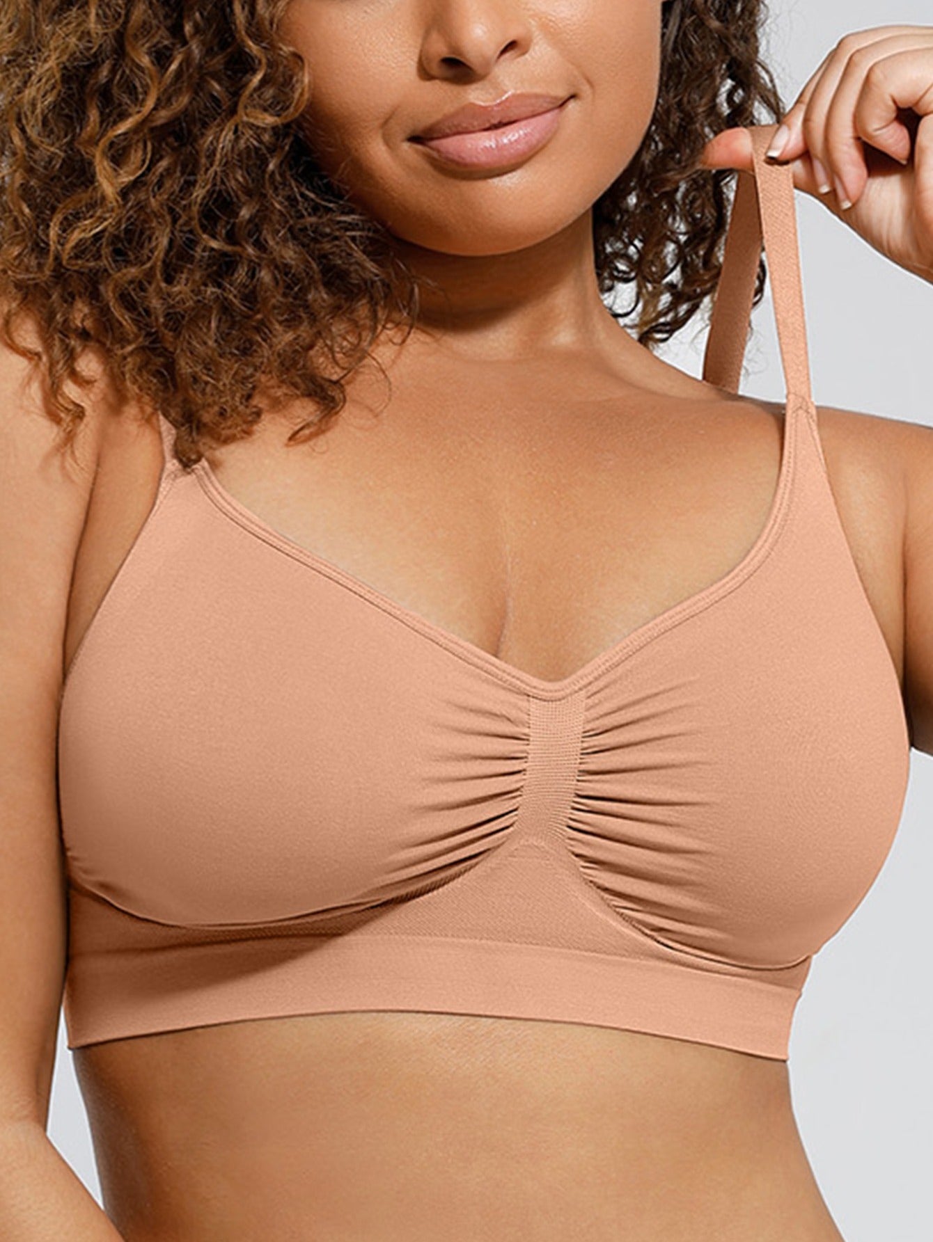 Women's Wireless Push Up Bra Stretch Comfort Bralettes No Underwire Bra Tshirt Bras Sports Bra