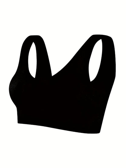 Women's Sports Bra - Seamless, Soft Support - Mix Color 7P