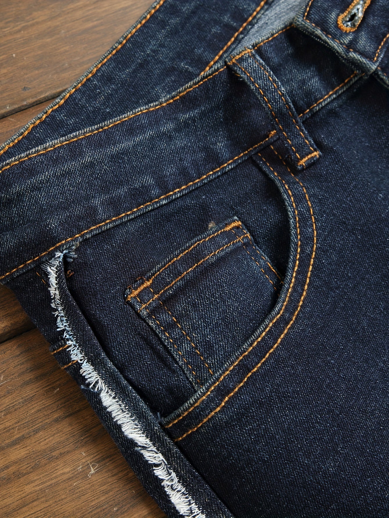 New Type Of Patch Holes Flow Fashion Fried Dyeing Elastic Men Casual Jeans
