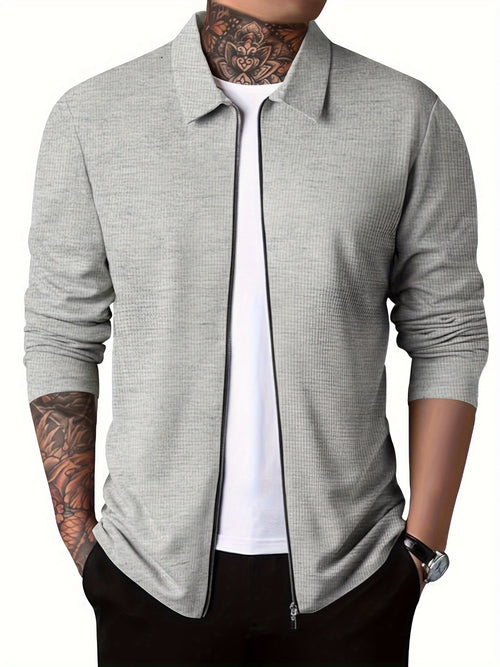 Men's Autumn And Winter Jackets, Slim Fit Cardigans with Collars, Men's Jackets, Casual Style, Suitable for Outdoor Travel
