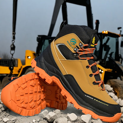 Men's Work & Safety Boots - Steel Toe Protection & Puncture Resistant 156005