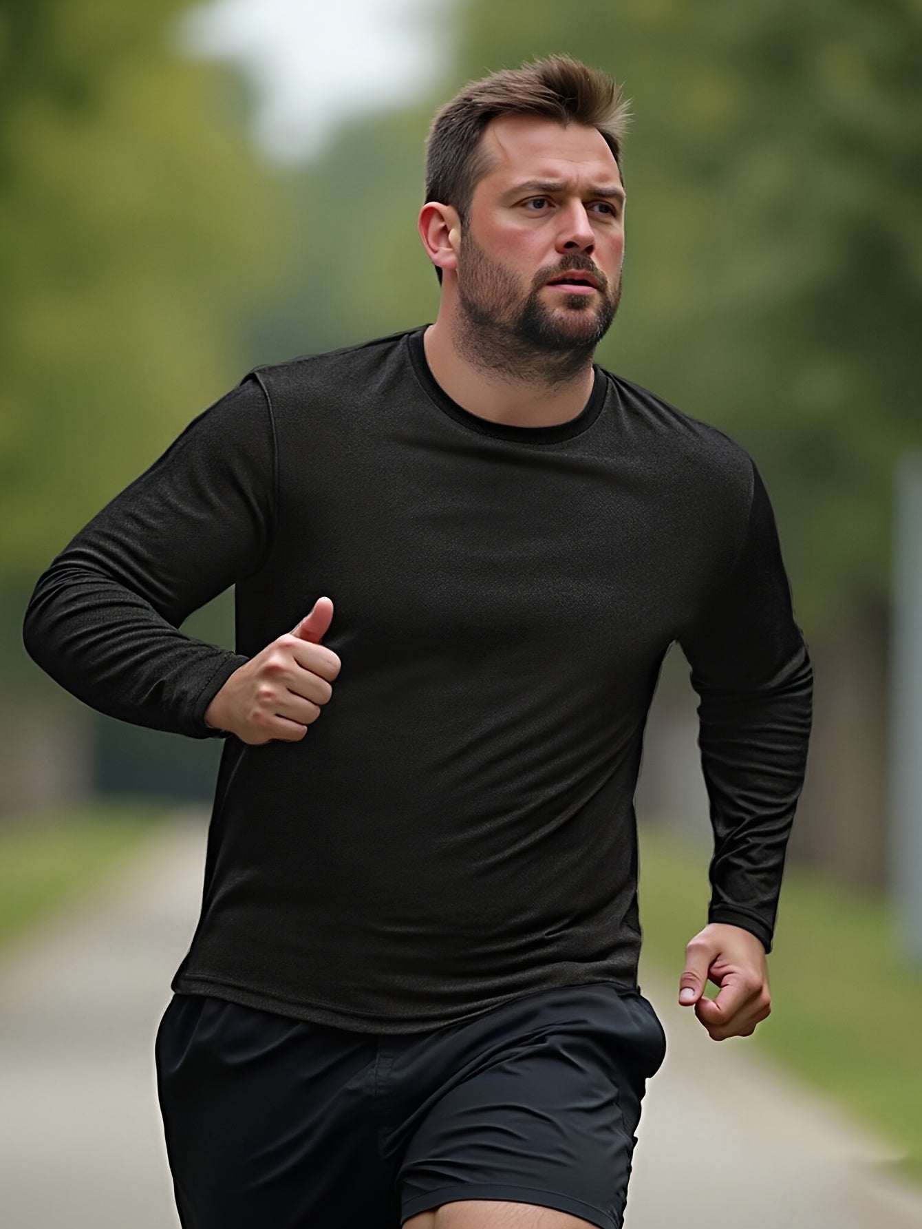 3 Men's Extended T-shirts, Breathable And Comfortable Fabric, Suitable for Casual Sports, Home Wear, Valentine's Day Gift, PLUS SIZE