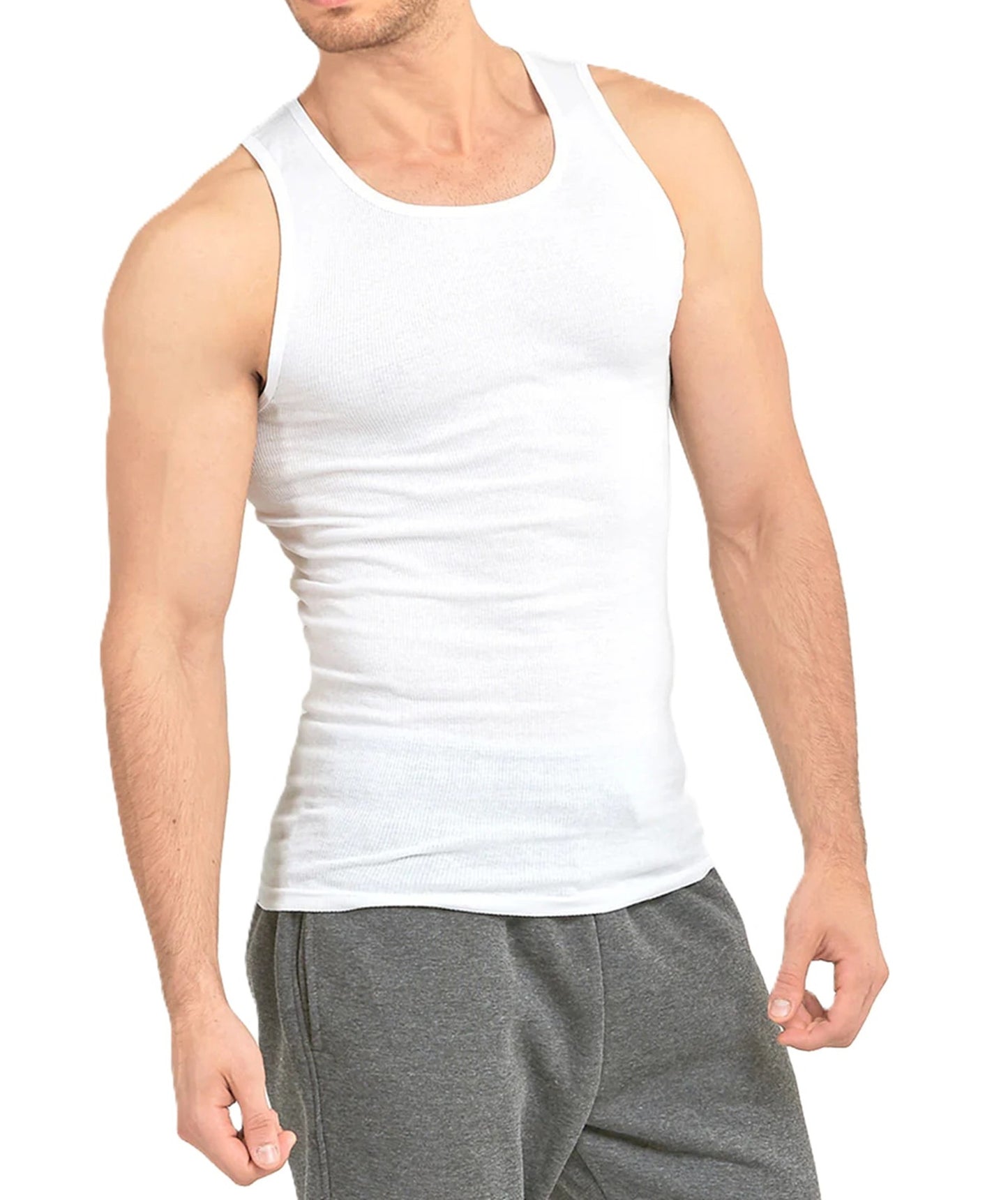 3 PACK MEN'S SUPERIOR QUALITY A-SHIRT