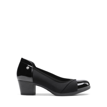 Women's Pumps Low Chunky Block Closed Toe Shoes Work Comfortable Heels Round Toe Dress Elegant & Breathable Pumps Dress Shoes Low Heel Slip On Loafers Pumps