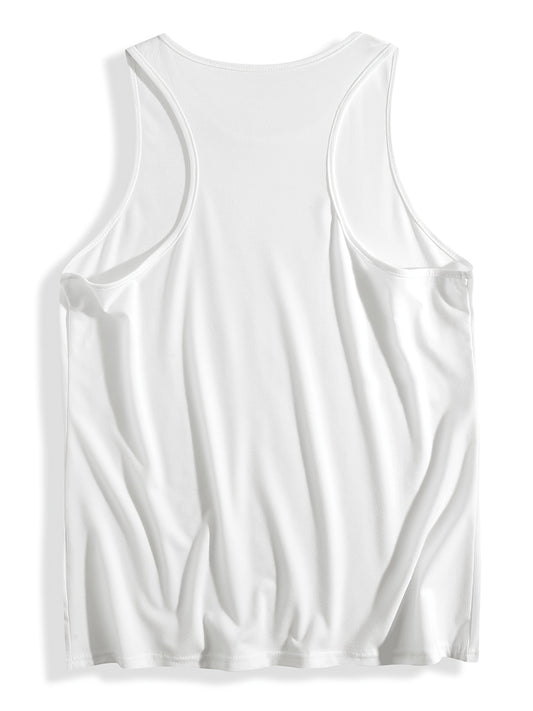 Cow Head Pattern, LongHorned Cow, Women's Casual Loose Breathable Black Vest Top for Spring and Summer, Tank Tops for Women