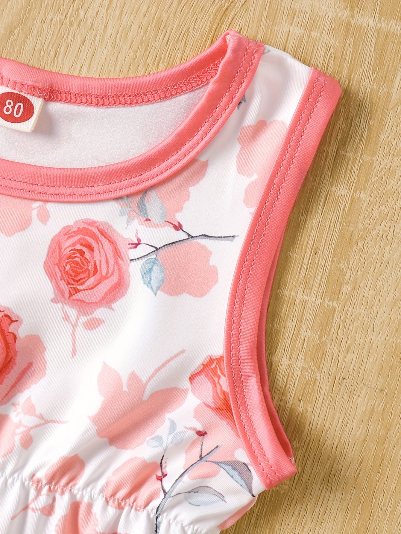 3pcs Cartoon Print Sleeveless Triangle Romper Suit + Headband for Girls, All-season, Polyester Knit Fabric, Regular Fit, Basic Style, for Outdoor, Perfect for Outdoor