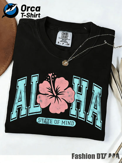Mentally Printed T-shirt, 100% Pure Retro Fashion Brand T-shirt, Men's T-shirt, Summer T-shirt, Beach Essential, Holiday Gift, Perfect Gift