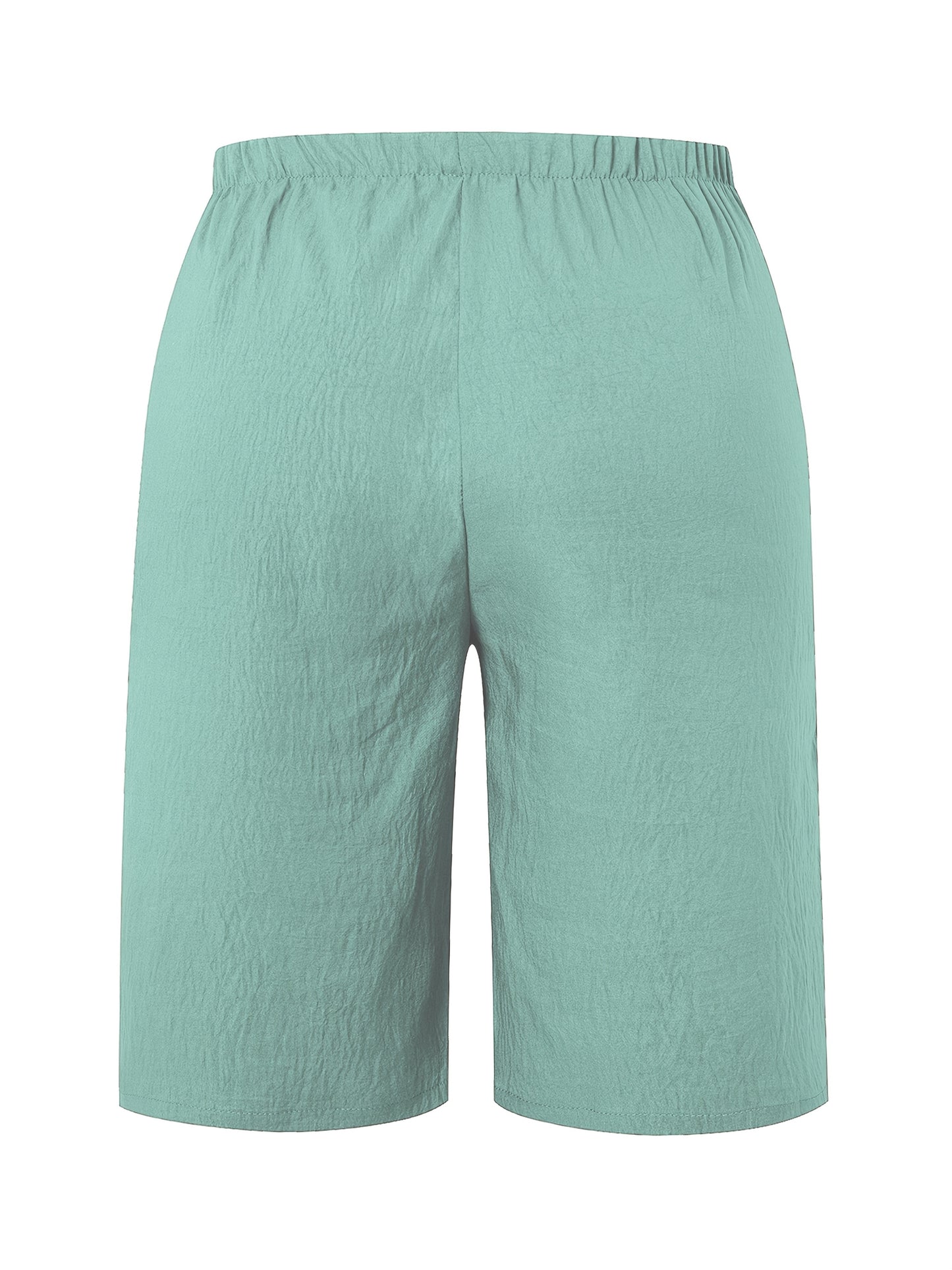 3pcs/Set - Labelled Women'S Shorts - Casual Beach Pants - With Pockets Featuring Multiple Pockets, Adjustable Drawstring Waistband And Machine-washable Fabric, Perfect For Summer Casual Wear