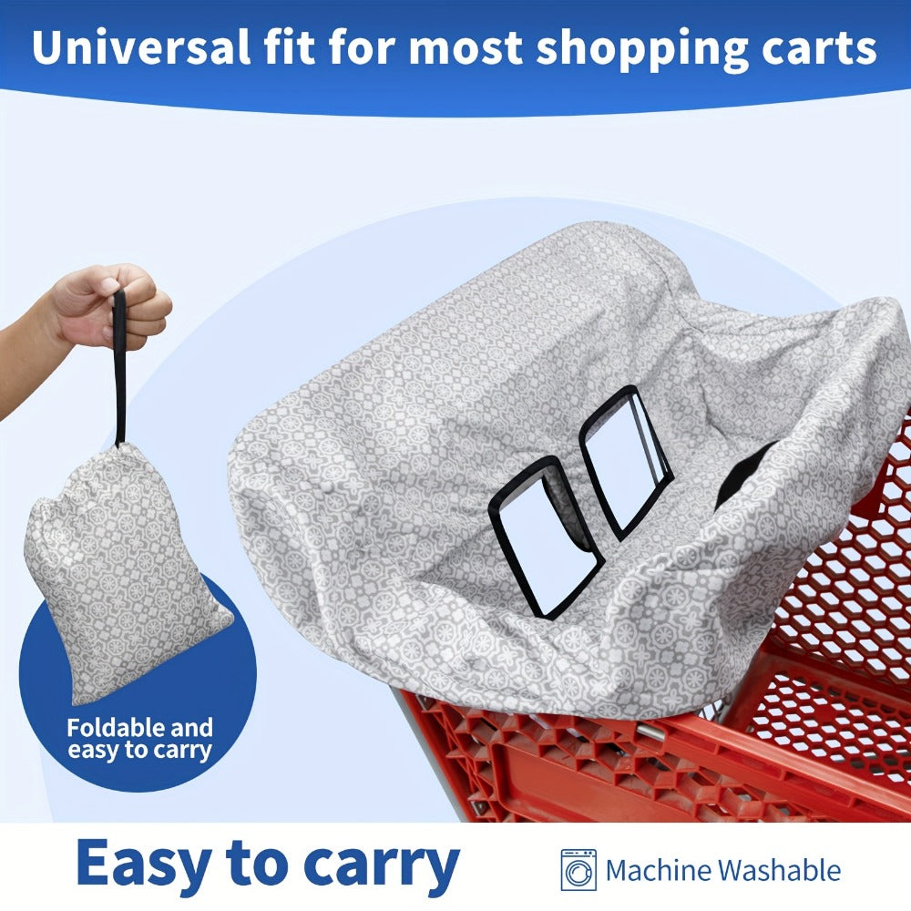 Baby Shopping Cart Seat Cover - Floral