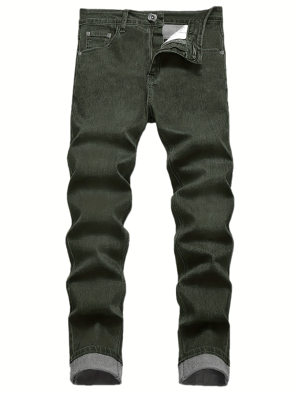 Men's Slim Fit Jeans - Classic Wash Clean Finish Streetwear 742885
