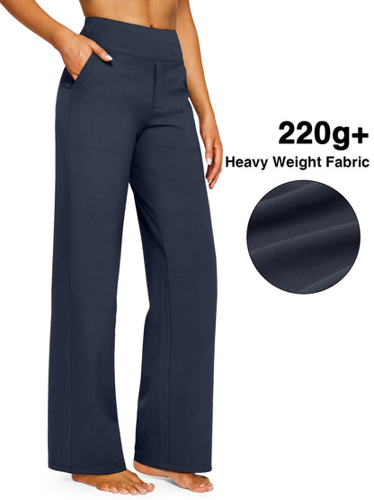 High-Waisted Loose-Fitting Yoga Pants for Women, Designed for Casual Workouts And Featuring Pockets