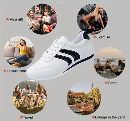 Fashion Versatile New Women's Casual Sports Shoes Soft Sole Comfortable and Not Tired Feet Large Size Women's Shoes Casual Wear, Women Shoes, Sneakers