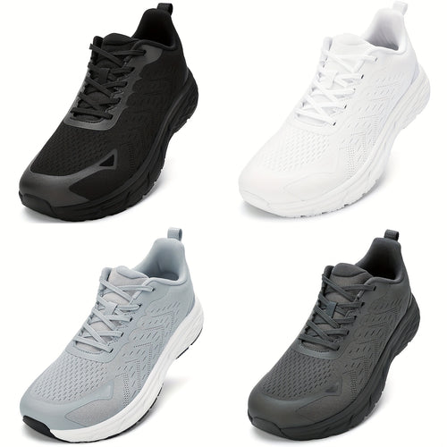 Men'S Wide Toe Casual Sneakers - Non-Slip, Shock-Absorbing, Lightweight, Breathable, And Comfortable for Everyday Wear