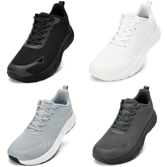 Men'S Wide Toe Casual Sneakers - Non-Slip, Shock-Absorbing, Lightweight, Breathable, And Comfortable for Everyday Wear