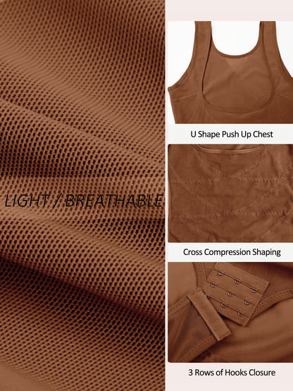 2pcs Women'S Shapewear Bodysuit Tummy Control Butt Lifting High Waist