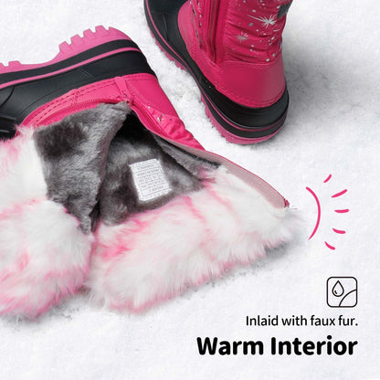 Kids' Insulated Snow Boots - Warm Winter Design 934565