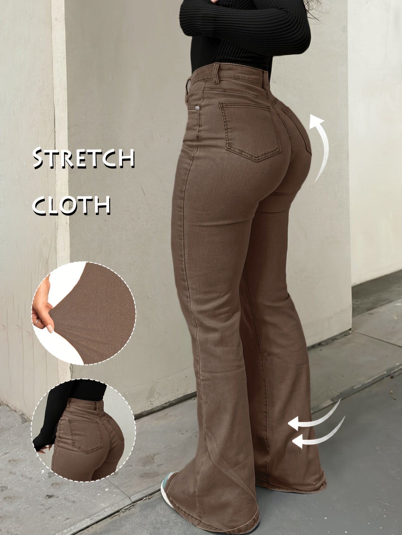 Dark Blue Denim Pants - product view 32