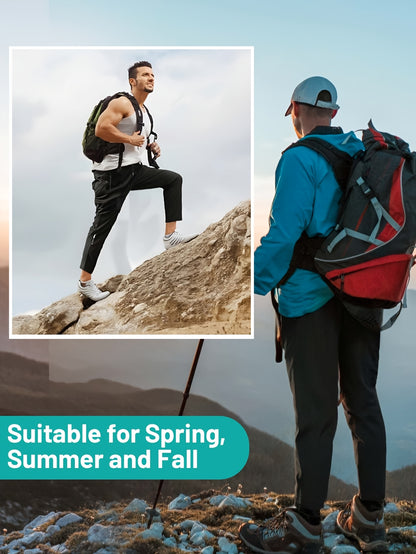Men'S Sweatpants Lightweight Active Pants Outdoor Hiking/Fishing Pants Quick Dry for Running/Jogging/Yoga/Golf with