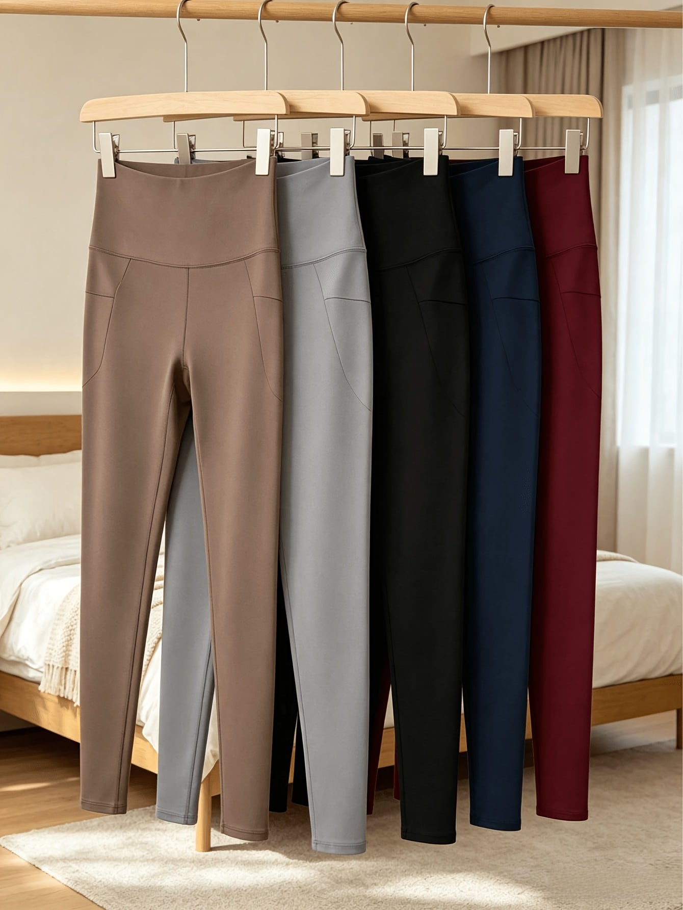 Lifting Sports Leggings for Women, Quick-Dry Soft Stretch Breathable, Outdoor Running Hiking Base Layer Leggings for Women, Ropa De Gym