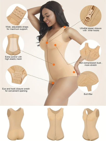 Women's Plus Size Shapewear Bodysuit - Regular Fit Style 3077
