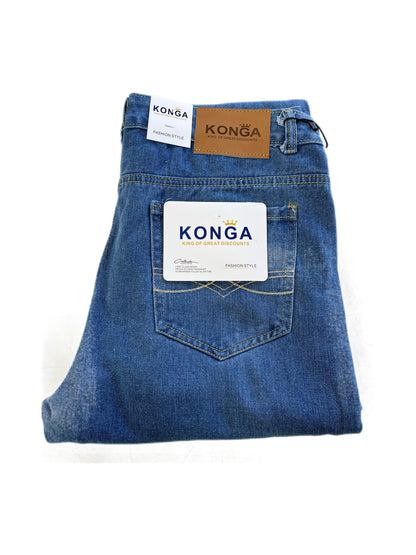 Konga Men Straight leg regular fit workwear jean