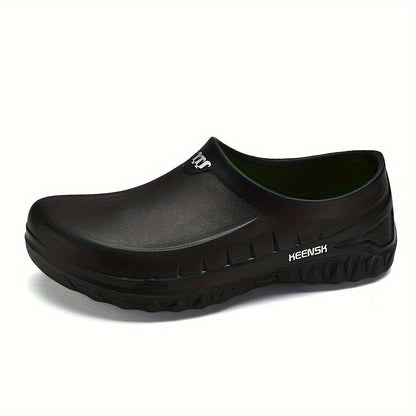 2026 Men's Non-Slip Chef Shoes - Slip-Resistant High Quality & Kitchen Work Shoes with Reinforced EVA Sole, Textured Grip & Heel Support for All-Day Comfort | Low-Top Sneakers for Professional Chefs & Commercial Kitchens (Black), Chef Accessories, Culinar