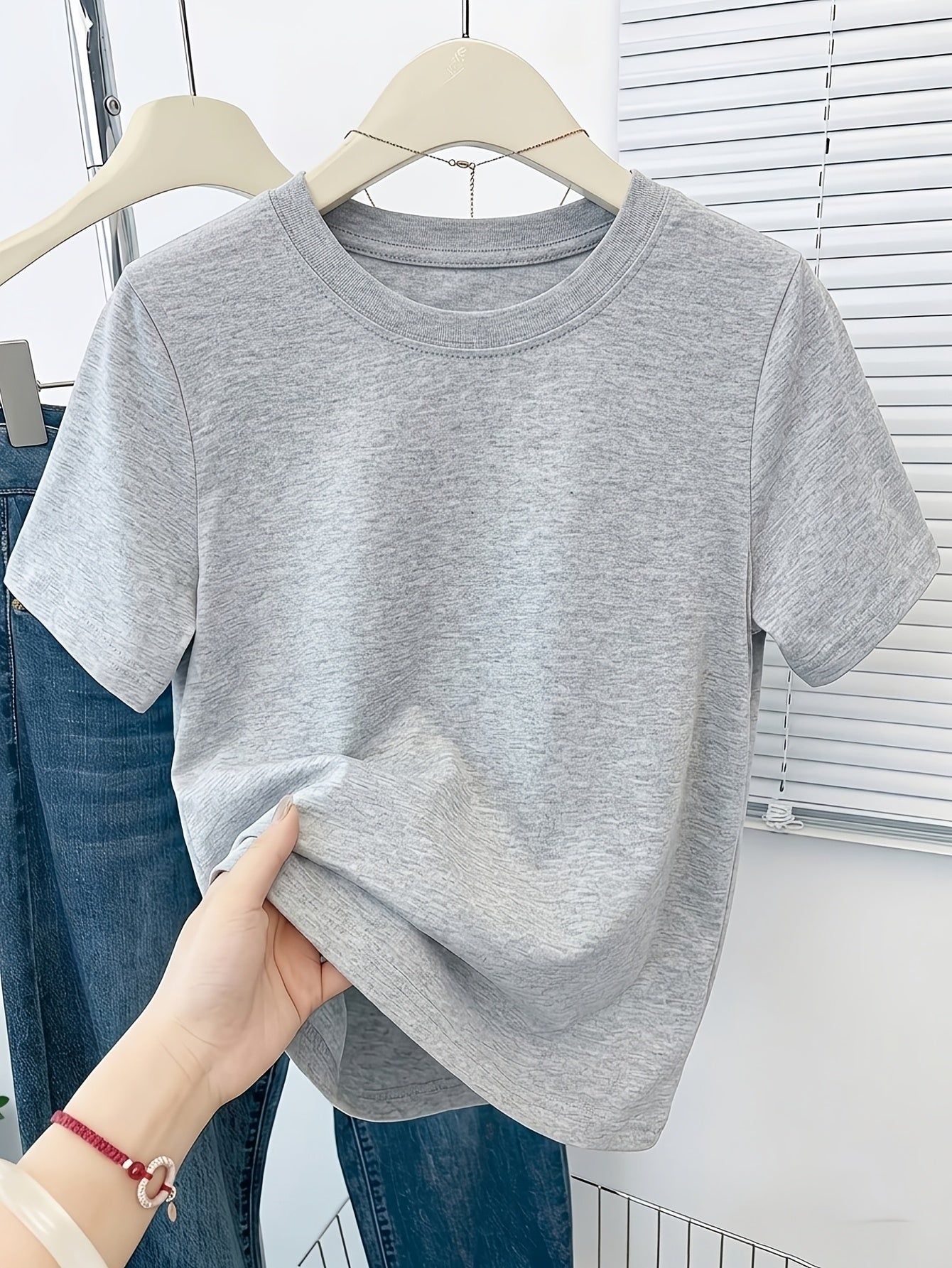 Cute Girl Clothes, Short Sleeved Casual T-Shirt, Red White And Sassy Stars Stripes Round Neck T-Shirt Top for Casual, Soft, Comfortable, 100% - Perfect for 4Th of July Best Gift for Girls