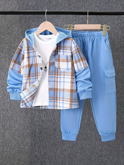 Randomly Shipped 4pcs Of Versatile Autumn winter Boys Clothing for Ages 3 14 - product view 7
