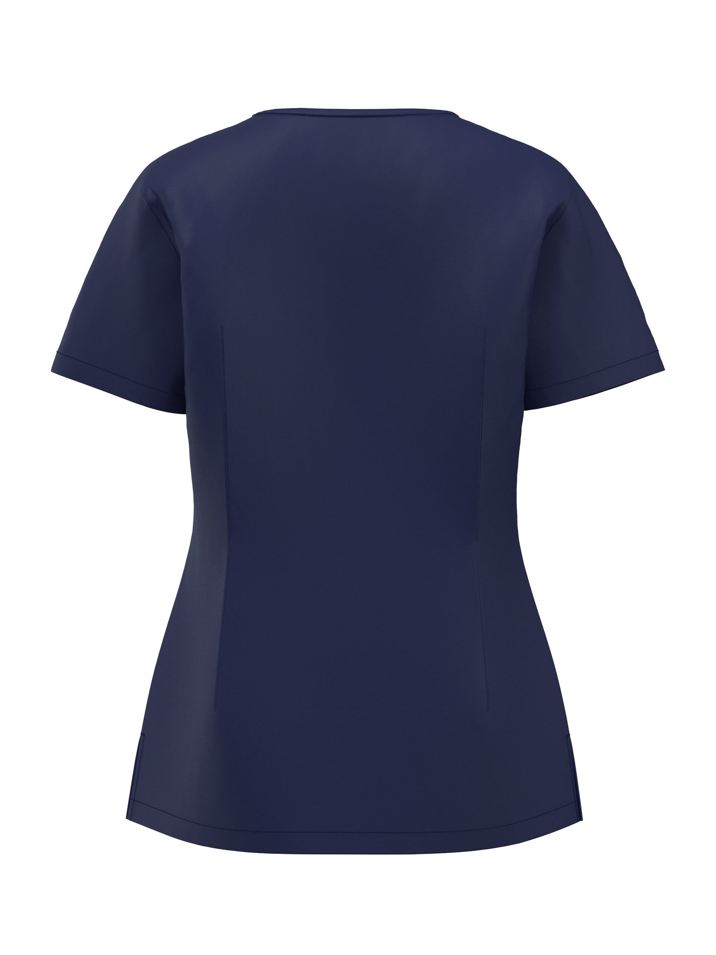 Women's Scrub Pants Set, Elastic Breathable Polyester Spandex Blend, V-Neck Short Sleeve with Pocket, Solid Color, for Work