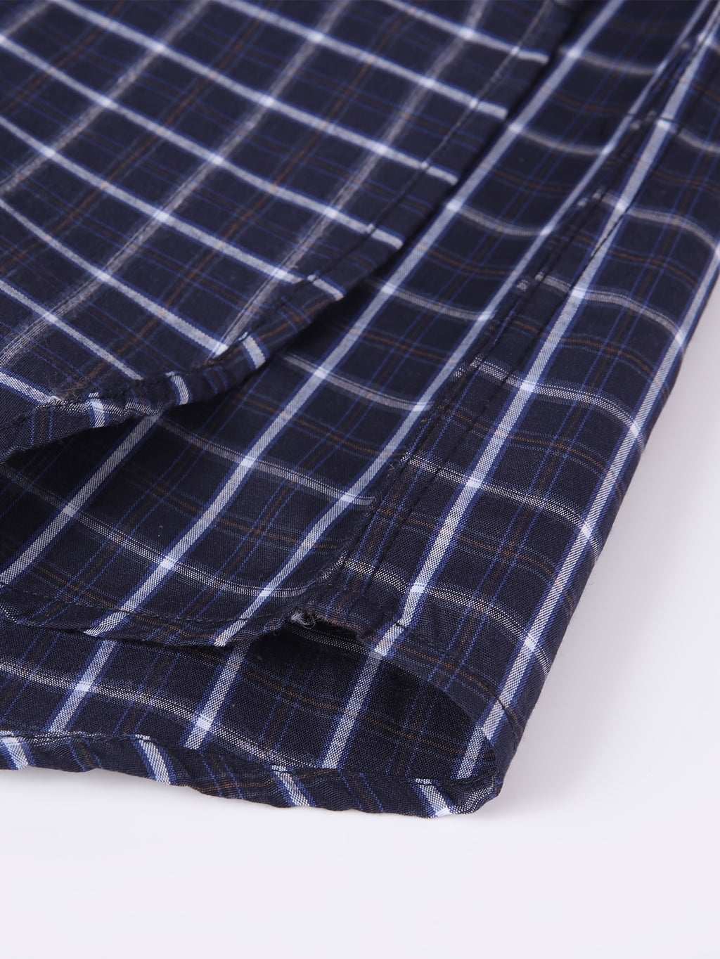 ! Men's Plaid Long Sleeve Shirt - Casual Button- with Pocket, 50% Cotton 50% Polyester, Comfortable Street Style & Commute Essential Fall Wardrobe