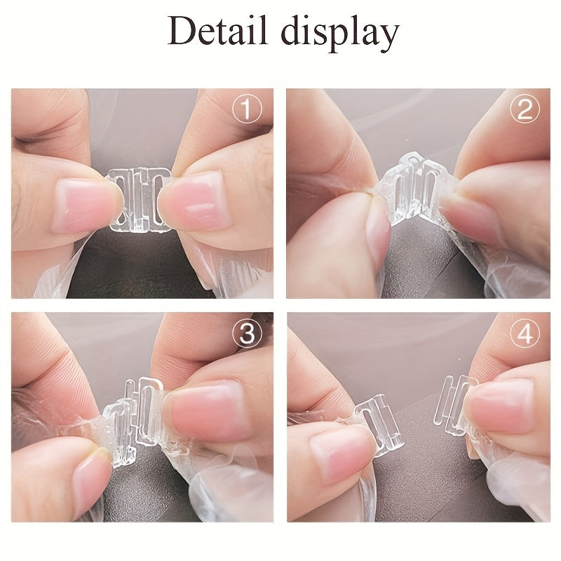 2-Pair Women' Self-Adhesive Strapless Push-Up Bra - Seamless Silicone Adhesive Breast Enhancer with Lift, Lightweight for Wedding,, Low-Cut Outfits (Suitable for Suspenders)