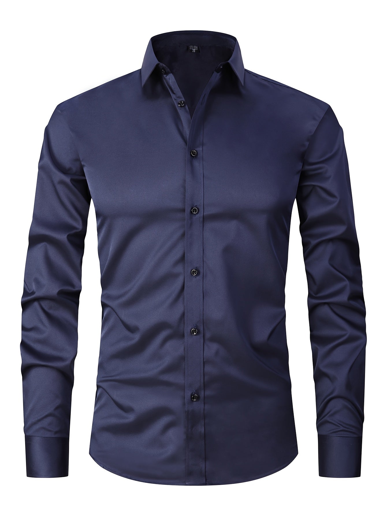 Men's Cufflink Shirt 2026 Spring/Summer French Cuff Shirt Breathable, Stretchy, Wrinkle-Resistant Business Casual Easter Gift Suitable for Men, Husband, Father Holiday Cruise Essential Short-Sleeve Shirt Summer Top Formal Dress Shirt
