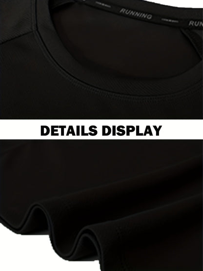 Men's Performance T-Shirt - Round Neck Short Sleeve Travel Style 055269