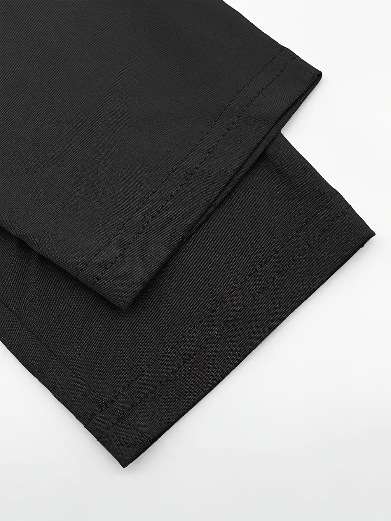 Women's Black Polyester V-Neck Shorts - product view 20