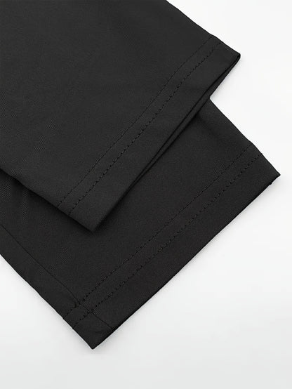 Women's Black Polyester V-Neck Shorts - product view 20