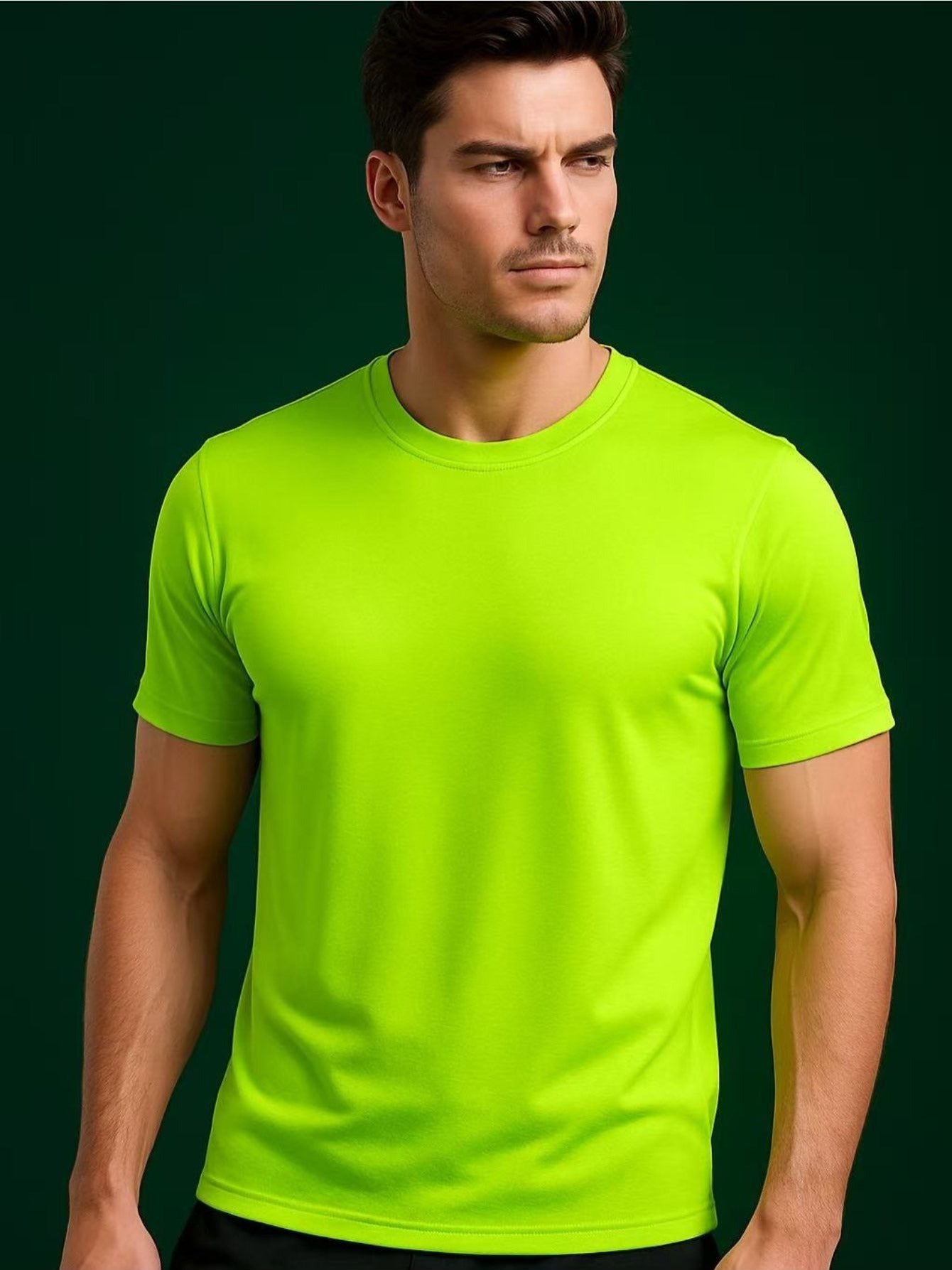 5-Pack Men’s Quick-Dry Sports T-Shirts, Breathable Sweat-Wicking Athletic Tees for Running, Cycling & Gym