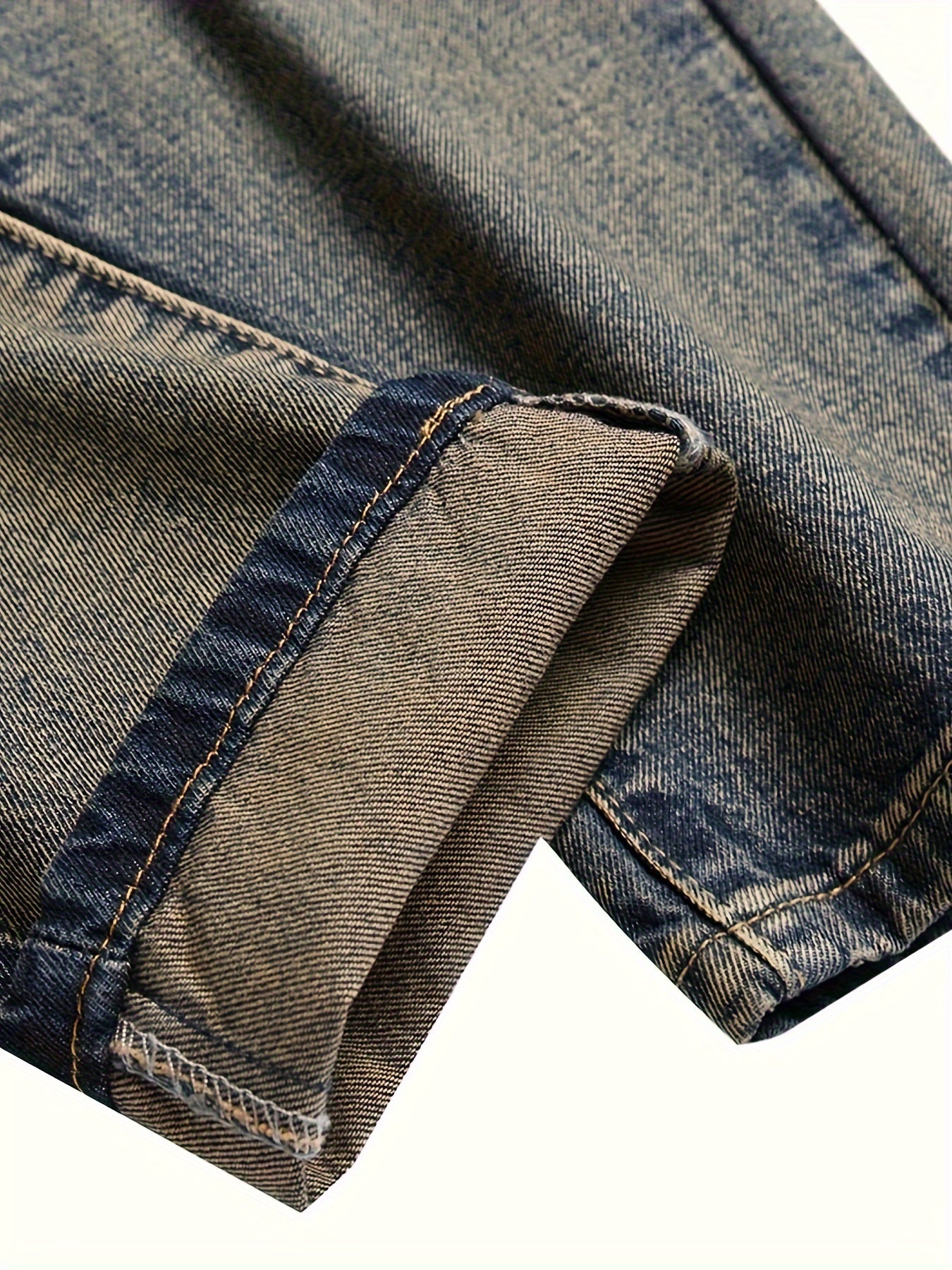 Men'S Ripped Slim Fit Jeans Distressed Regular Fit Jeans for Men Brown Straight Leg Comfort Flex Jeans Designer Fashion Pants