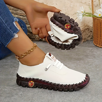 Ladies Handmade Breathable Oxford Shoes - Lightweight Lace-up Walking Shoes, Anti-slip Soles, Decorated with Tassels - Cas Low-top Design In Beige Brown, Suitable for Daily Wear All Year Round, High-quality Craftsmanship, Ladies Shoes, Women Shoes